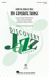 My Favorite Things Three-Part Mixed choral sheet music cover